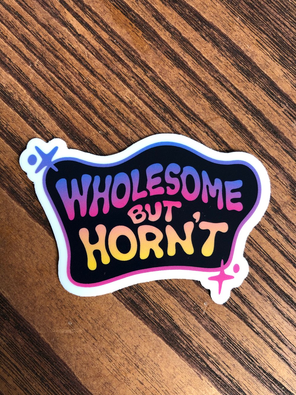 Image of Wholesome but Horn’t sticker