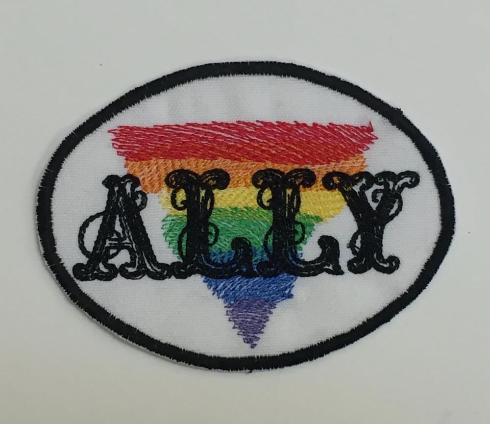 Image of Ally Gay Pride Iron-on Patch