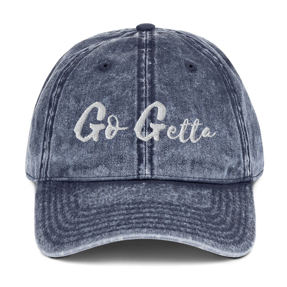 Image of The "Go Getta State Of Mind" Stone Wash Dad Cap