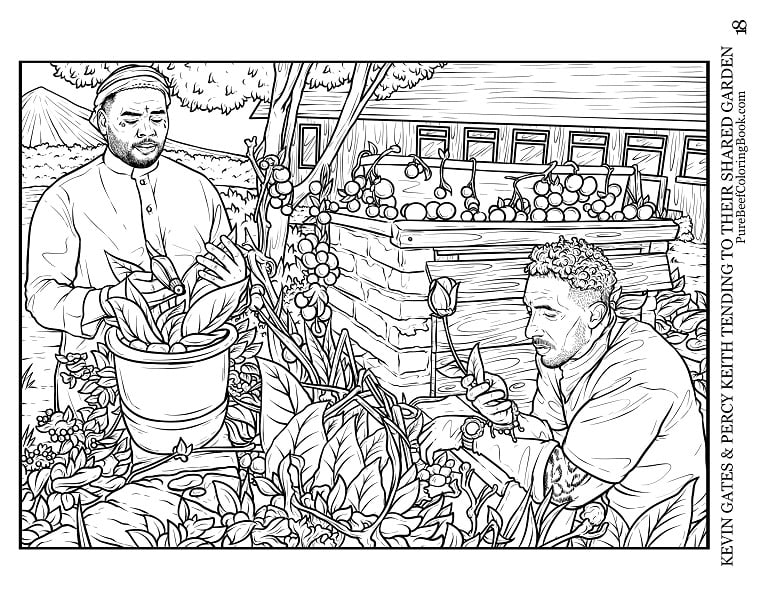 Image of Pure Beef: A Wholesome Rap Coloring Book