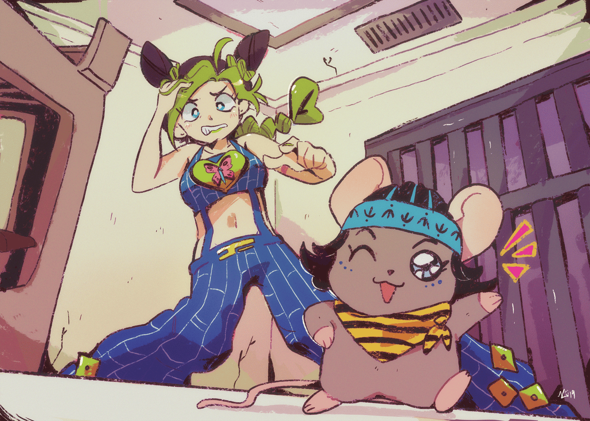 Jolyne and Gwess print