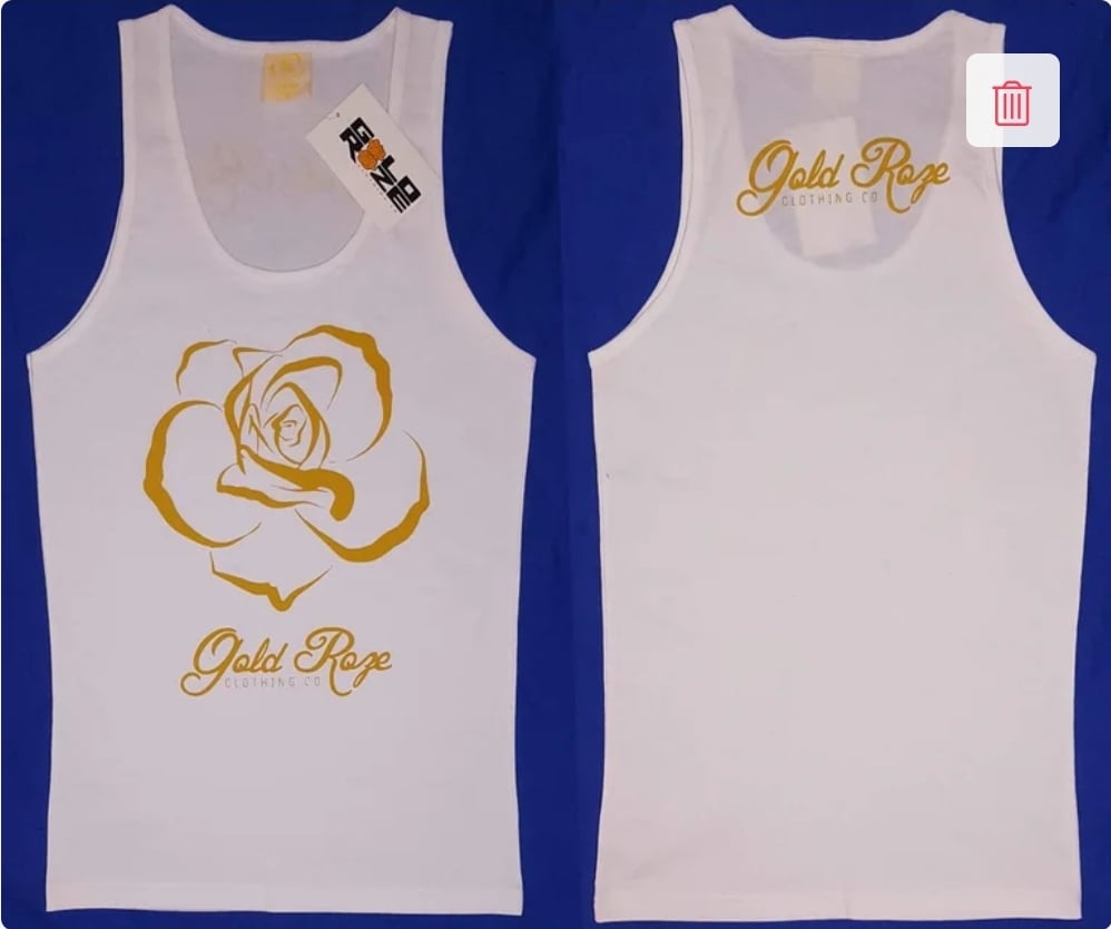 Image of Gold Roze lady tank top