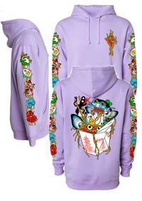 Image 2 of Noodle Party Hoodie - Lavender