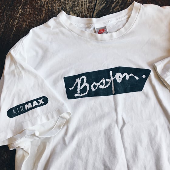 Image of Original Early 90’s Nike Boston Marathon Air Max Promo Tee.