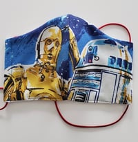 Image 3 of EDIT- Repurposed Star Wars 1977 Bedsheet & Jersey Fabric Facemasks