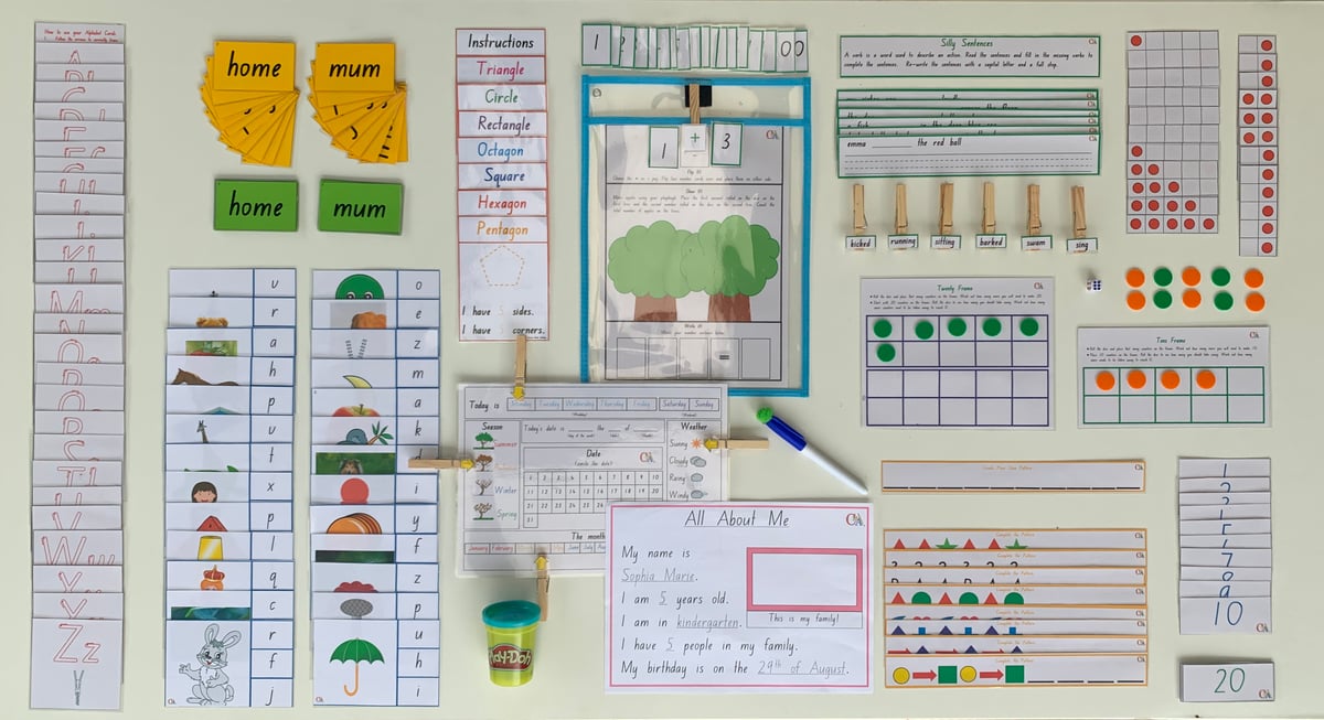 Kindergarten Literacy and Numeracy Pack