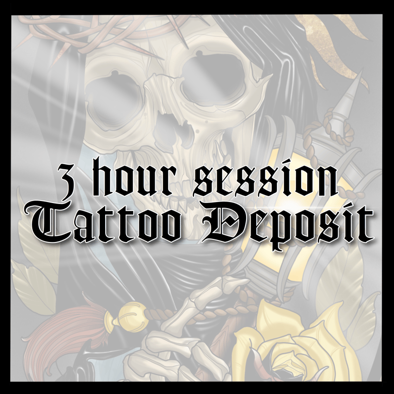 Image of 3 hour session deposit