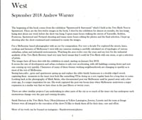 Image 2 of West by Andrew Wurster
