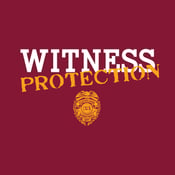 Image of Witness Protection 33 T-Shirt, Wine