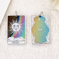 Image 3 of Capture Crystal + 'The Sun' Tarot Pendant