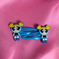 🌼💙✨ 90s BUBBLES POWERPUFF GIRLS HAIR CLIP🌼💙✨