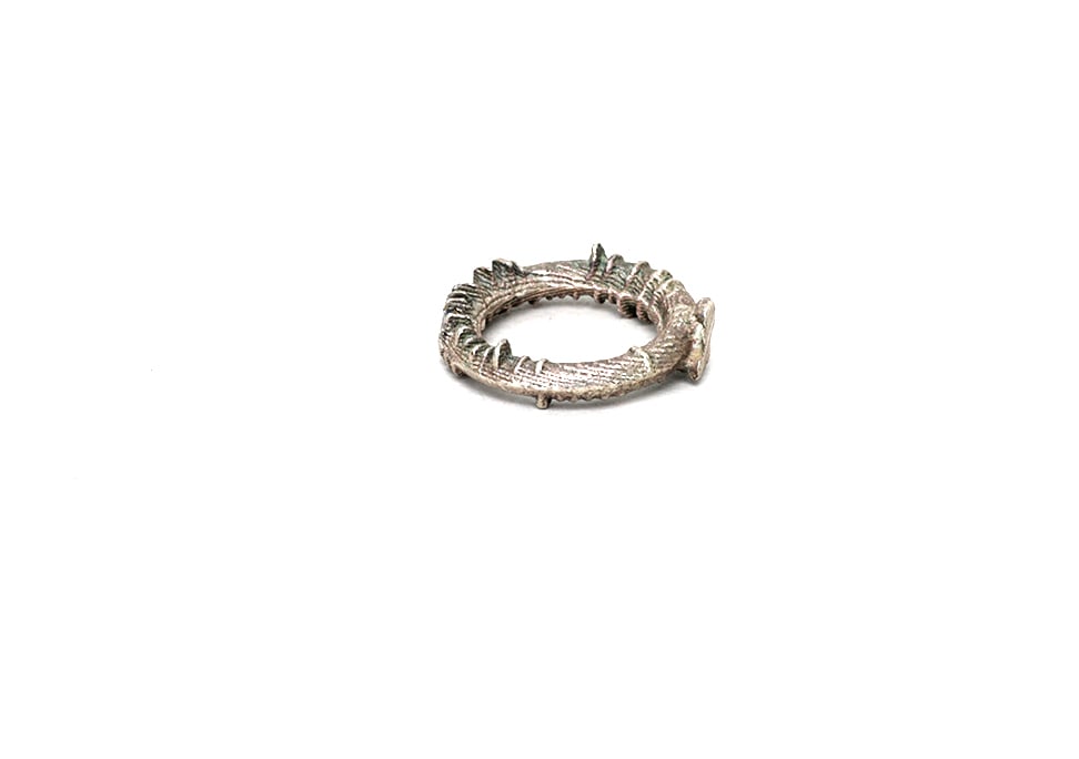 Image of Stubble ring silver