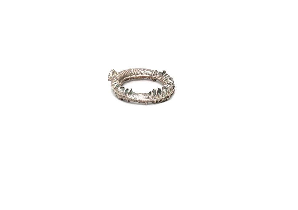 Image of Stubble ring silver