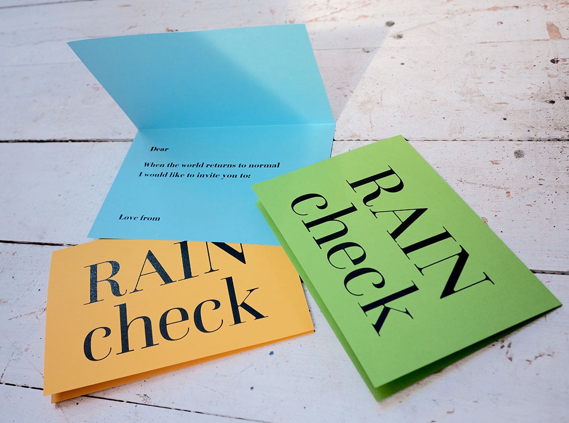 Image of Rain Check cards
