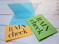 Rain Check cards