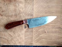 6 inch Damascus Chef Knife with copper accents