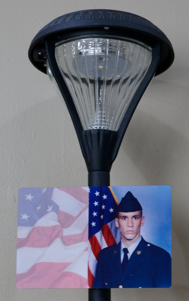 Solar Memorial Light- Full Photo