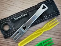 Image 1 of Pose Blades - Poseidon - Titanium French Fries EDC Fork 