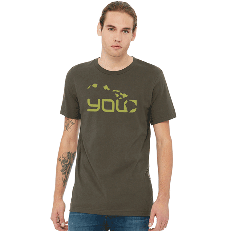 Image of YOLO Hawaiian Island Mark - Army