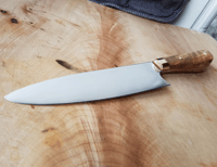 7 inch Stainless Steel Chef Knife with Olive Wood handle