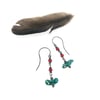 Fox mine turquoise earrings