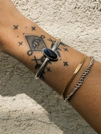Image 1 of Oval Onyx Cuff