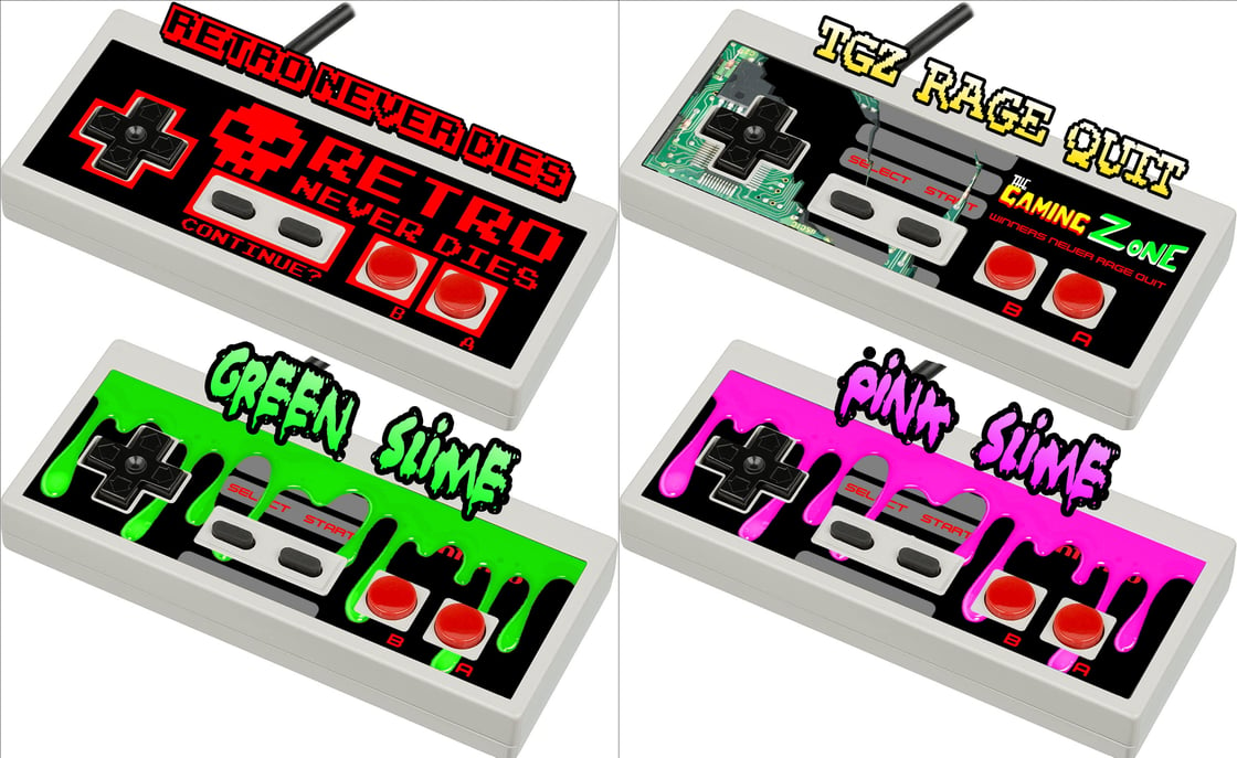 Image of NES controller overlays