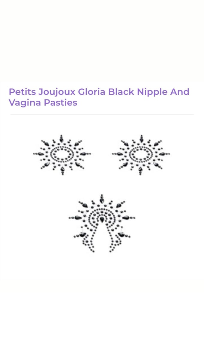 Image of Bijoux Gloria breast and Vagina crystal Jewels