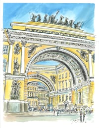 The General Staff Building at the Hermitage, St Petersburg