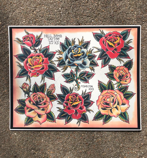 Image of Sweatin’ to the Oldies Rose Print