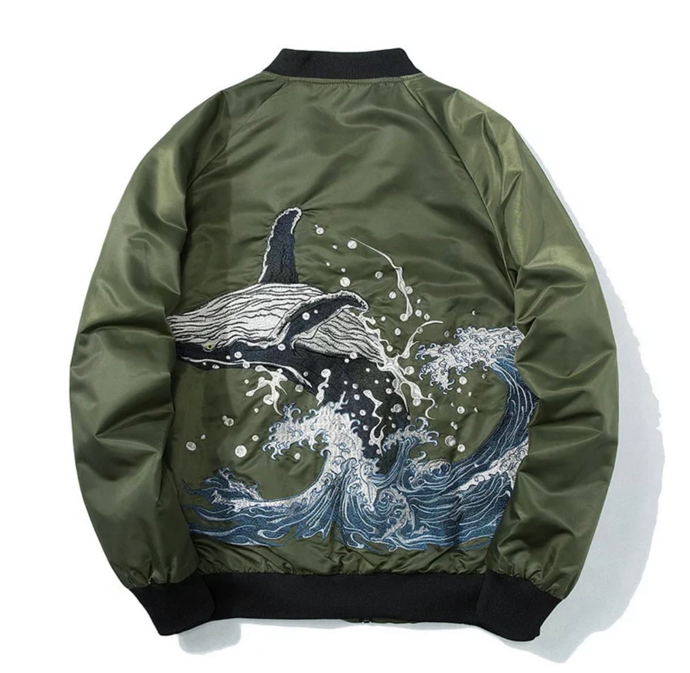 Image of Whale Bomber Jacket