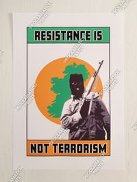 Image 1 of Resistance is not terrorism A3 print (unframed)