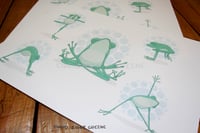 Image 3 of Yoga Frog print
