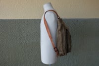 Image 3 of Italian Army Backpack Revisited Cognac