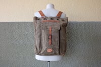 Image 1 of Italian Army Backpack Revisited Cognac