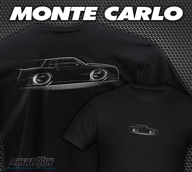 monte carlo t shirt size chart