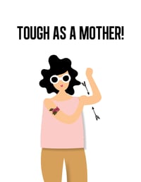 Image 1 of Tough as a Mother Note Cards