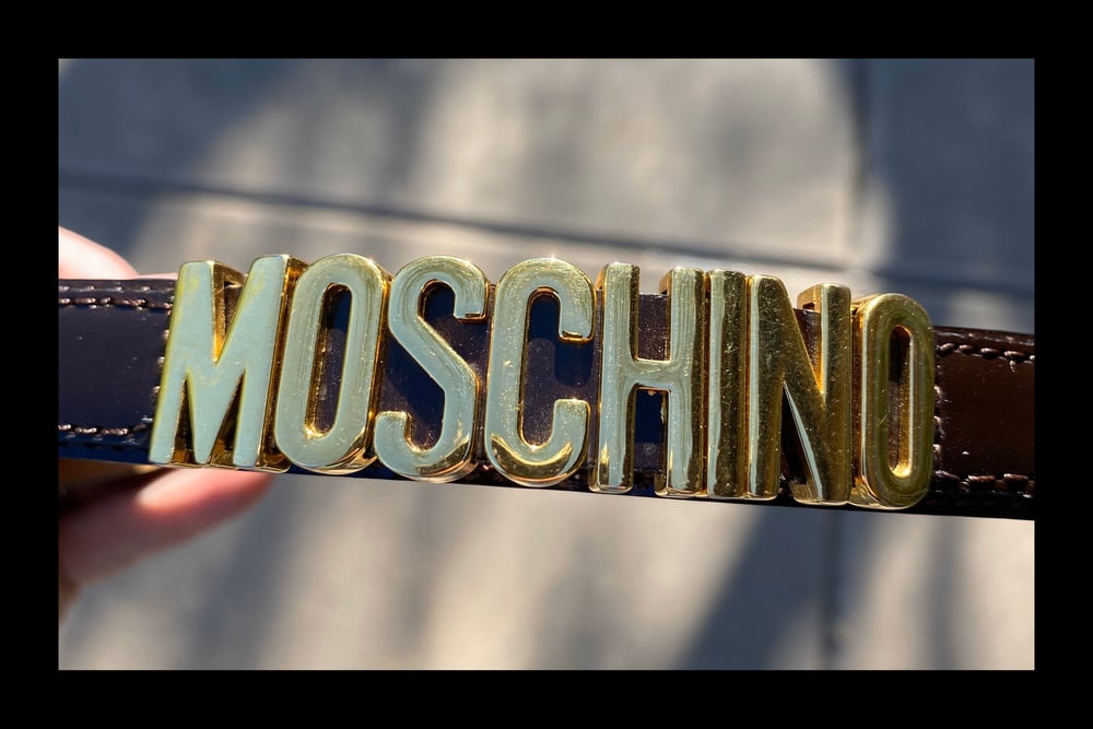Vintage Moschino Belt | Posh Boutique