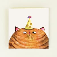 Image 2 of Party Cat Card