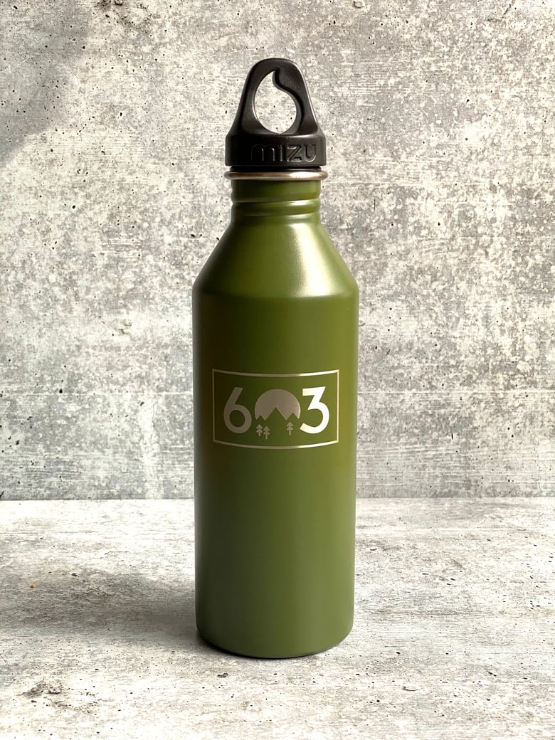 Image of 603 logo - Army Green - 25 oz Single Wall Narrow Mouth Bottle