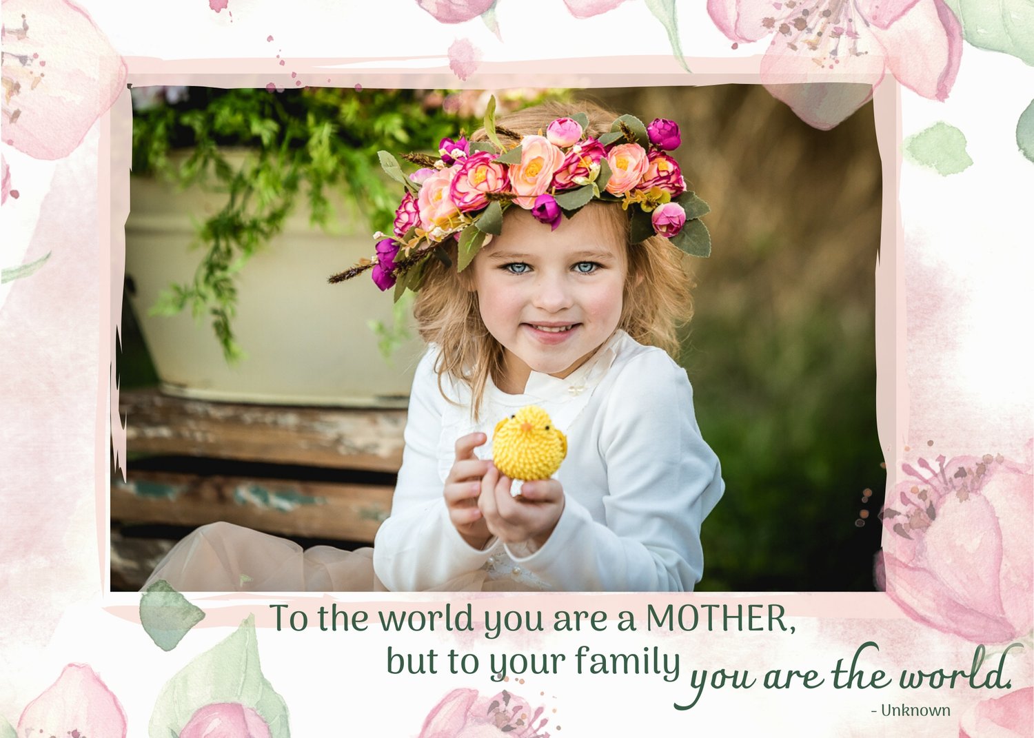 Image of Mother's Day Photoshop Template - Entire Set