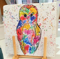 Image 1 of Rainbow Owl Stone Mats