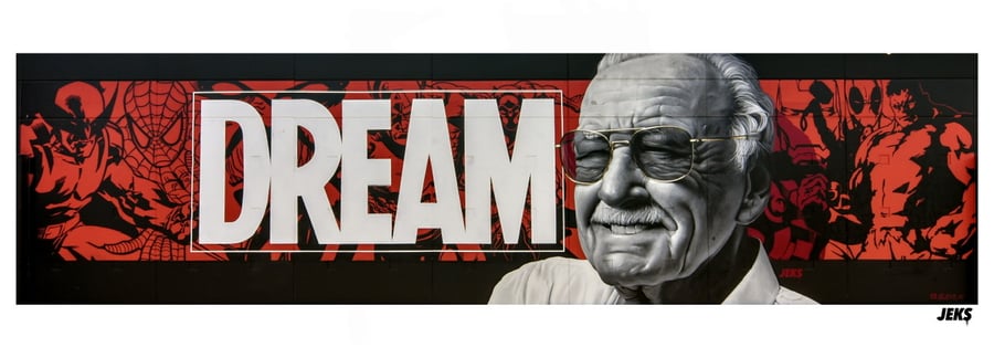 Image of Limited Edition - “Dream Big” Stan Lee Tribute Mural