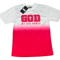 Image 4 of God My Big Homie Ombré T’s