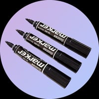 Image 2 of Jumbo Double Sided Permanent Markers