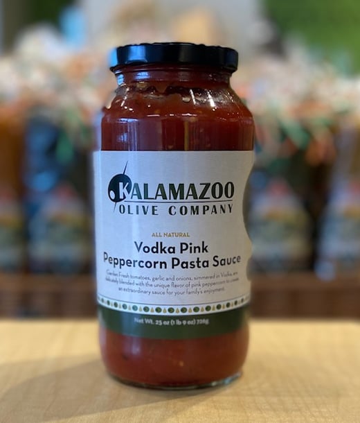 Vodka Pink Peppercorn Pasta Sauce - our very own!