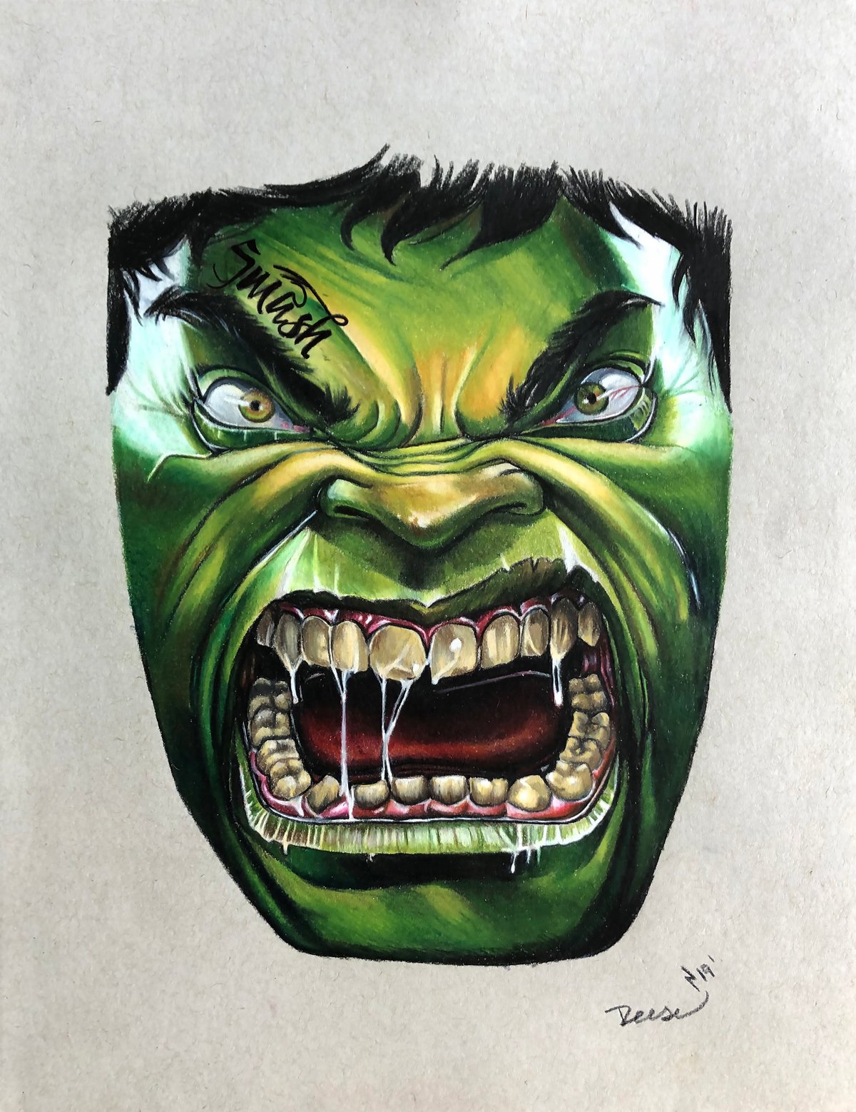 Image of The Hulk Print