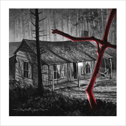 "Abandoned Cabin" - 5" x 5" gicleé