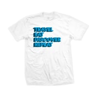 Image 2 of Travel Eat Discover Repeat 3D | T-shirt