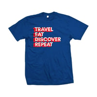 Image 4 of Travel Eat Discover Repeat 3D | T-shirt